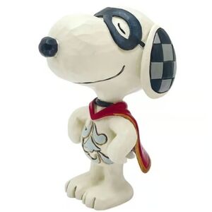 Jim Shore Peanuts Snoopy Superhero Mini Figurine 6016581 - NIB